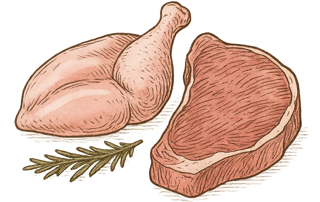 Fontes de proteína